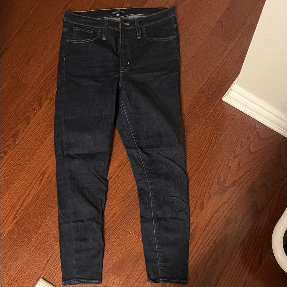 J. Crew Dark Blue Skinny Jeans